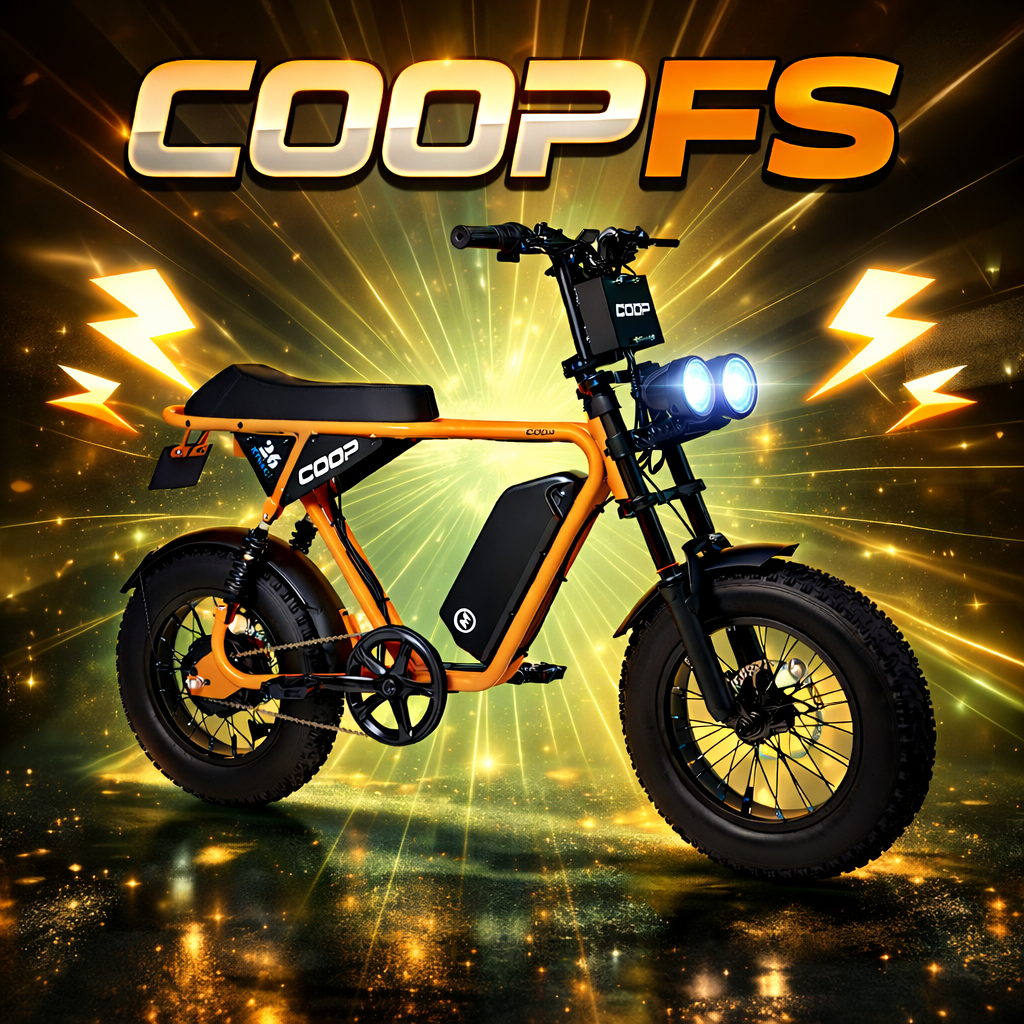 1 - 2026 엑스트랙 몬스터쿱COOP FS 풀서스펜션 미니 자토바이 전기자전거 48V 15AH 제품 사진