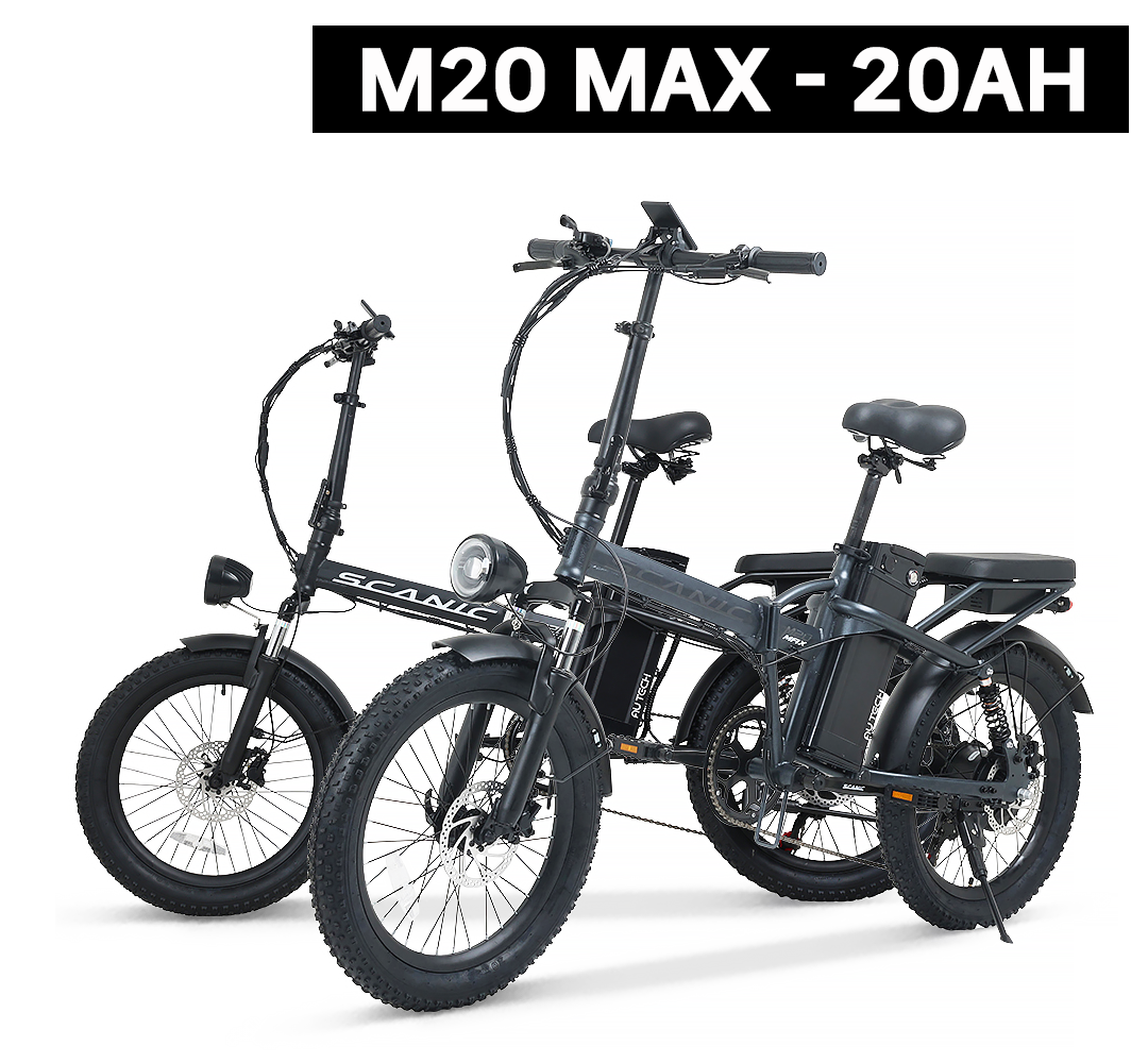 20 - AU테크 스카닉 M20 MAX 최대850W 바팡모터 장착/접이식 전기자전거 삼성LG셀 20AH배터리 제품 사진